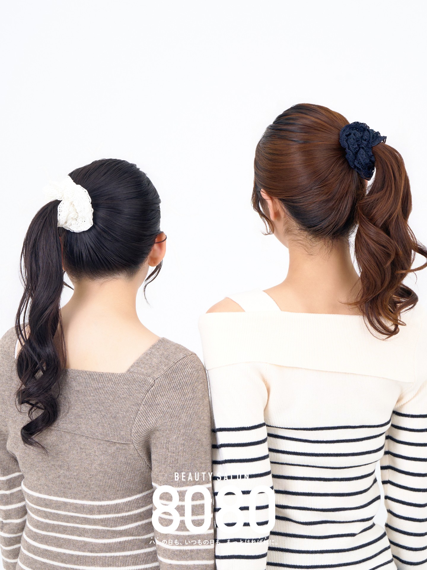 双子ヘアセット｜サイドテール